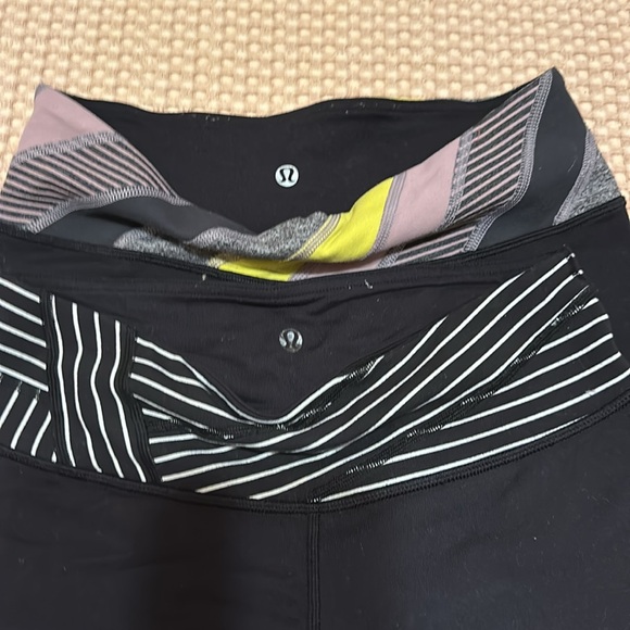 2 Lululemon capri leggings Size 6 - Picture 2 of 5